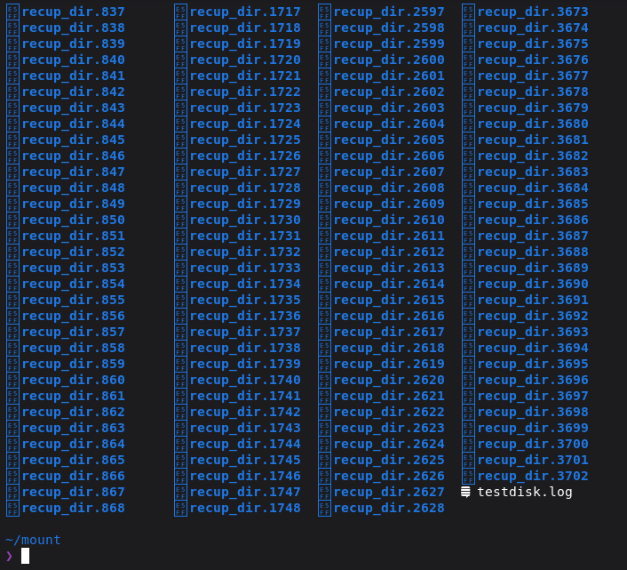 nasbox nfs mount list of folders.