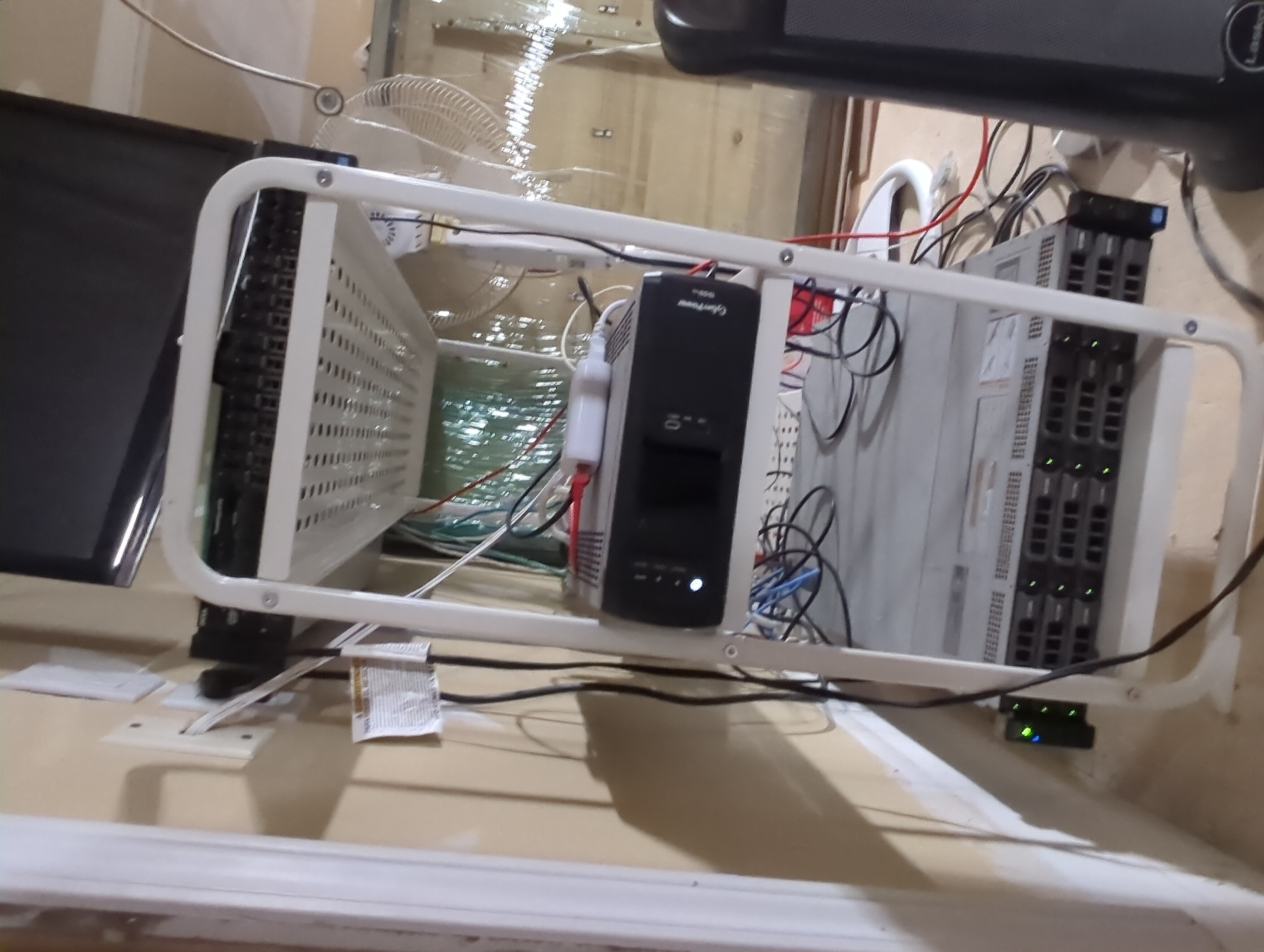 Front view of rack.