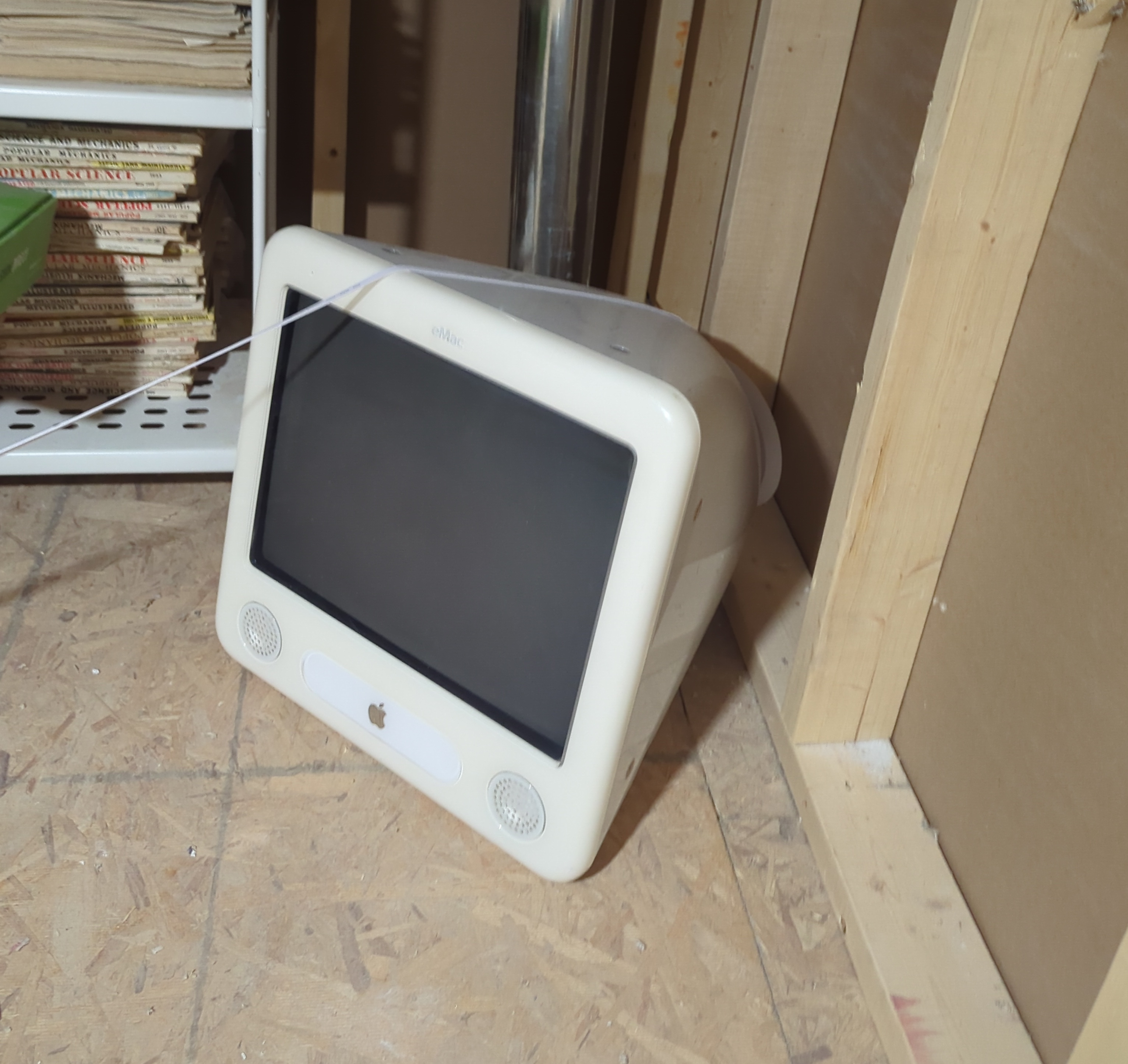 Photo of unifi access point hidden.