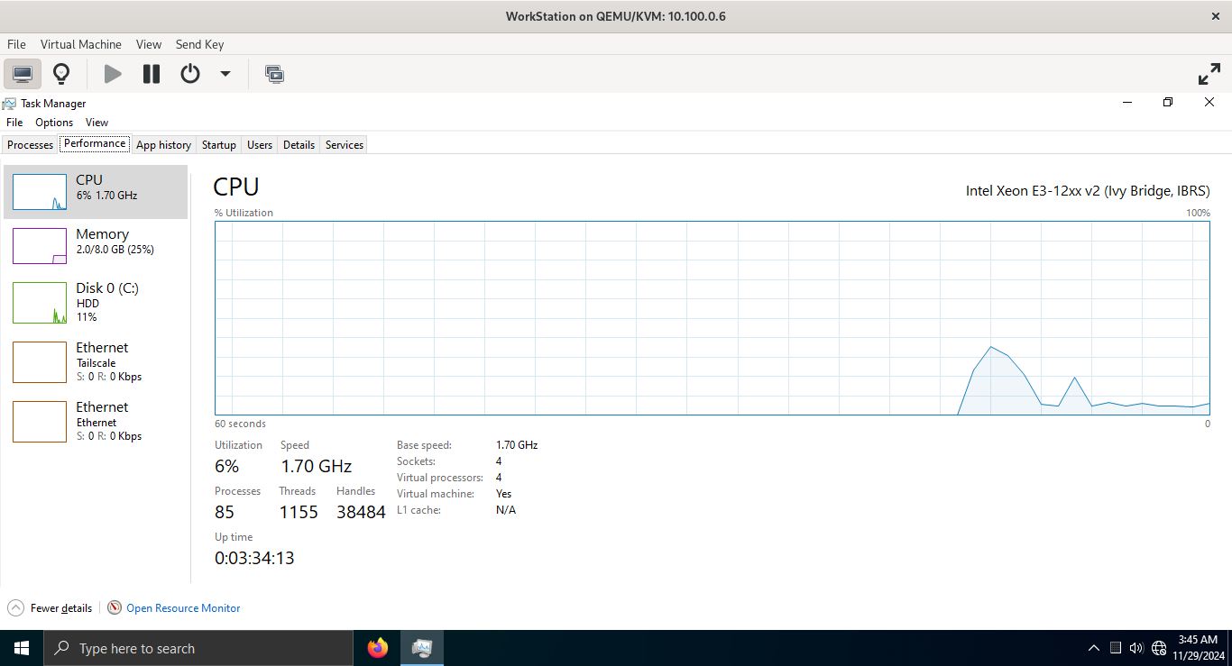 workstation VM task manager.